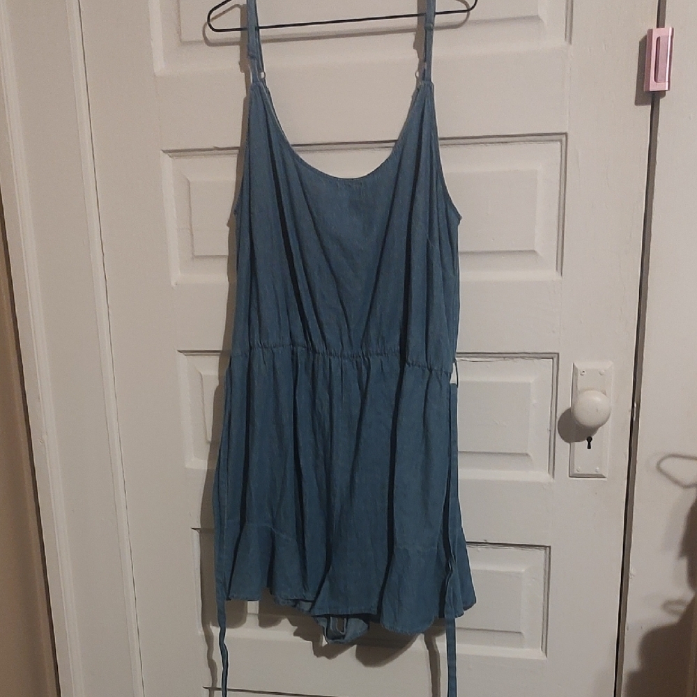 City Chic Blue Jumpsuit